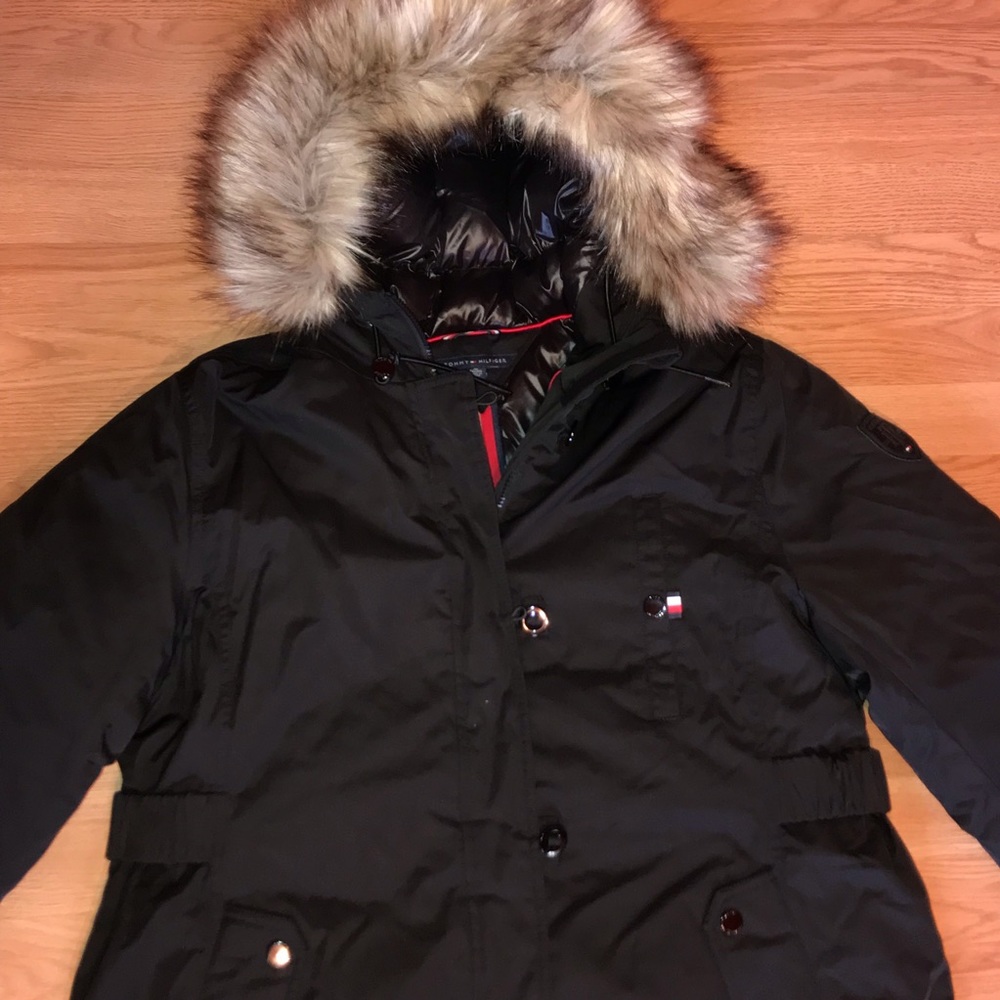 Tommy Hilfiger Women's Parka Jacket XLarge - Picture 3 of 8